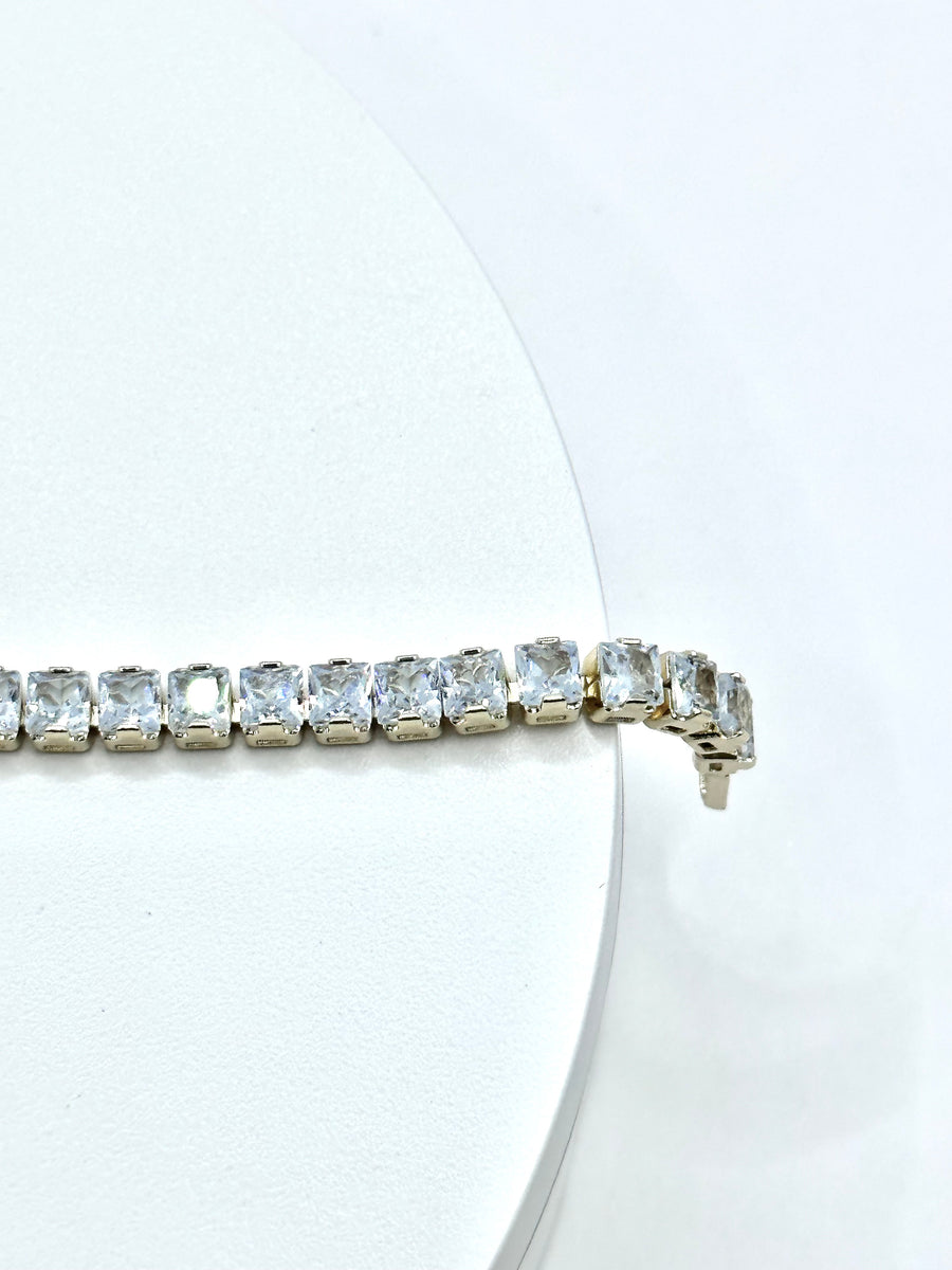 Emerald Cut Tennis Bracelet