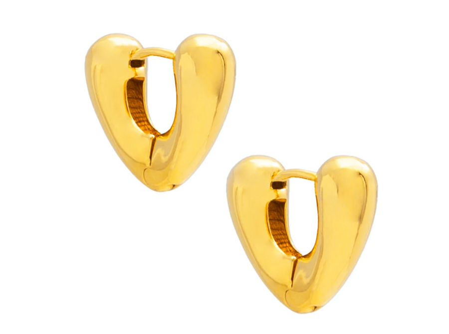 V-Shape Huggie Earrings